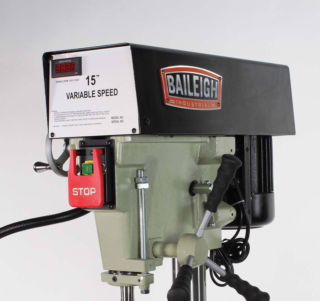Baileigh Variable Speed Floor Drill Presss DP-15VSF